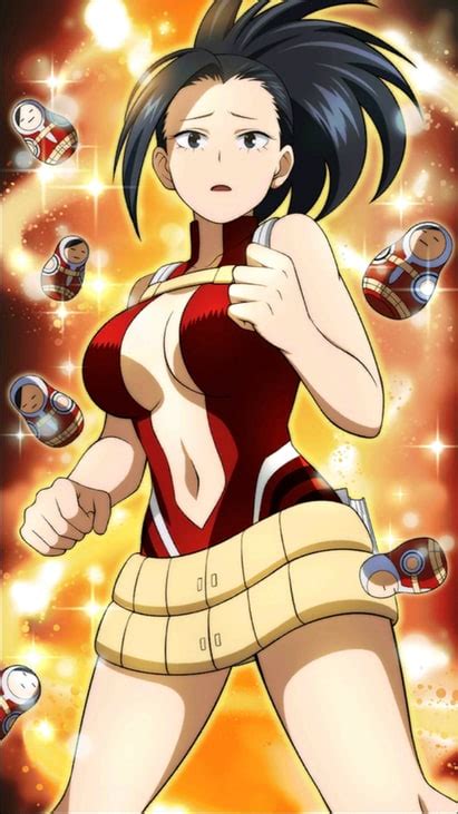Her body ached from the workload, especially her feet. Momo Yaoyorozu