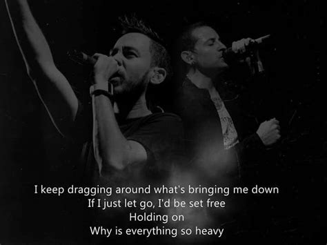 Linkin park, kiiara — heavy (feat. Heavy lyrics | Linkin park, Feeling song, Linkin park logo