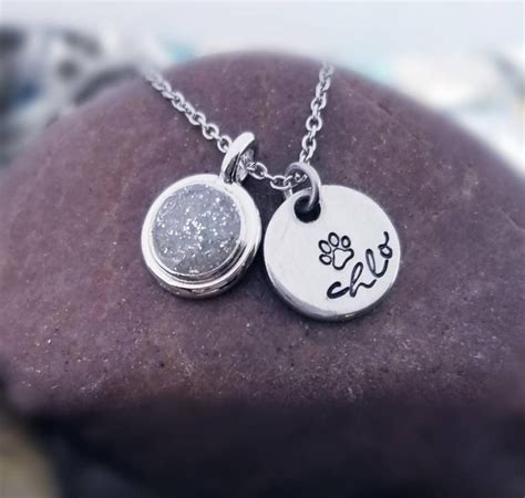 We have a beautiful selection of pet ashes jewelry to choose from. Personalized Pet Cremation Necklace Pet Loss Gift Jewelry ...