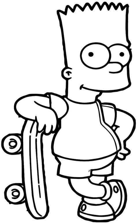 Desenhos infantis para colorir dos os simpsons. Desenhos dos Simpsons para colorir | Como fazer em casa