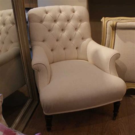 This piece will add a handsome touch to any decor. Antique French Linen Armchair - Antiques Atlas