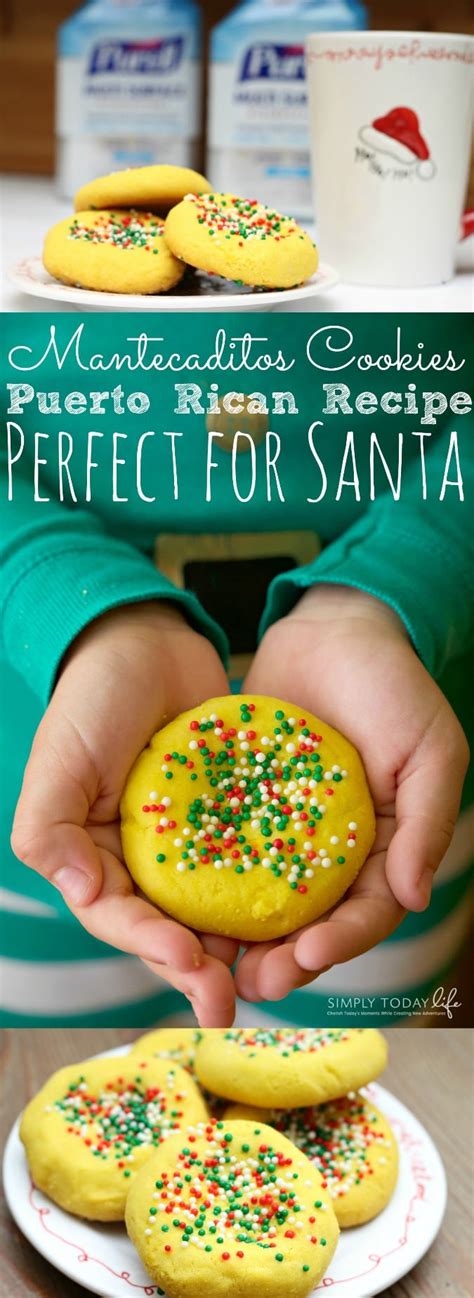 So what are you waiting for?! Mantecaditos Puerto Rican Cookie Recipe Perfect for Santa - Simply Today Life