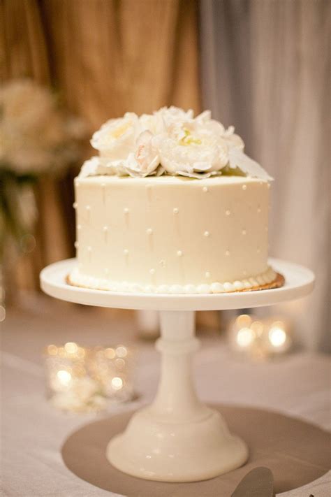 Whisk the cake flour, salt, baking powder,. One Tier Wedding Cakes will have your guests' mouths ...