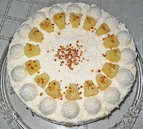 Raffaello kuchen ohne backen i blitzrezept i no bake torte. Ananas - Raffaello - Torte von superkirst | Chefkoch ...