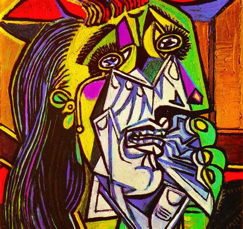 Canvas print, oil painting reproduction, artworks, painting paper print, replica or download high resolution image sales. The Weeping Woman Picasso Painting Face Mask for Sale by ...