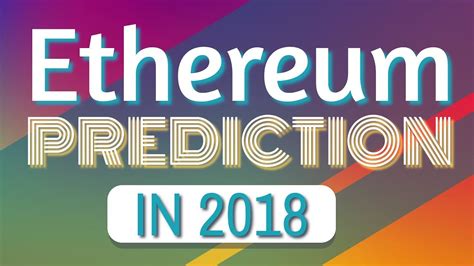 Stay up to date with the ethereum classic (etc) price prediction on the basis of hitorical data. Ethereum Price Prediction / Ethereum Coin Future In Hindi ...
