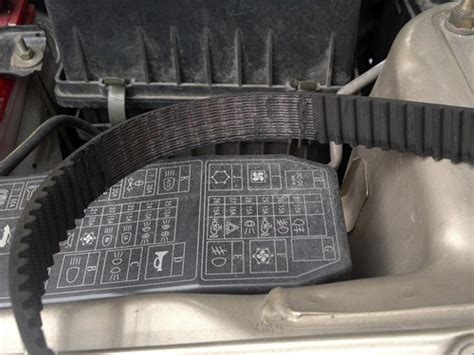 The timing belt is located in front of your vehicle's engine. Bajonz Jambul: Timing Belt Putus