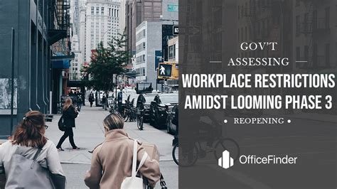 While phase 3 is set to dawn on us, we still have to observe safe distancing and safe management measures in place. Gov't Assessing Workplace Restrictions Amidst Looming ...