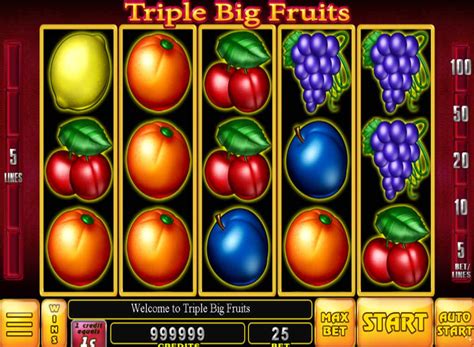 Las vegas strip poker series: Machine à sous Triple Big Fruits de Noble Gaming - Jeux ...