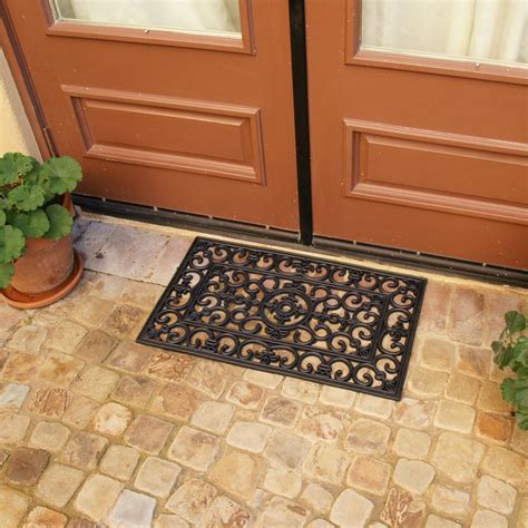 We researched the best doormats that will help keep your home welcoming and clean. RubberCal Blooming Outdoor Cast Iron Decorative Rubber ...