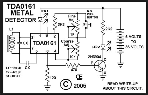 Pots coming out are for coarse and fine frequency adjustment and. Simple Metal Detector Circuit Keeps Beeping - Help ...