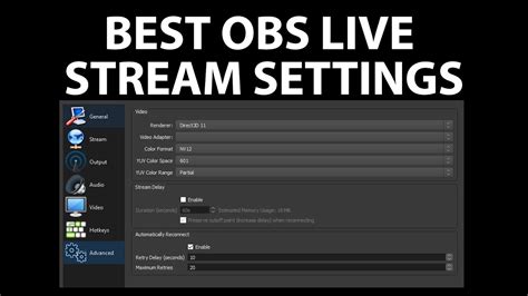 This tutorial will work great for. Best OBS Studio live streaming settings - YouTube