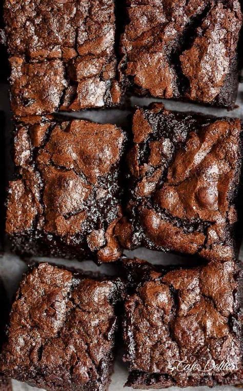 The best fudgy brownie recipe. Best Fudgy Cocoa Brownies - Cafe Delites