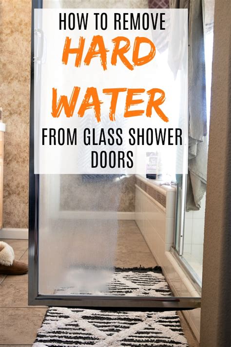 If the shower door is seriously stained, chc glass and mirror might have to. How to Remove Hard Water Stains from Glass Showers | Glass ...