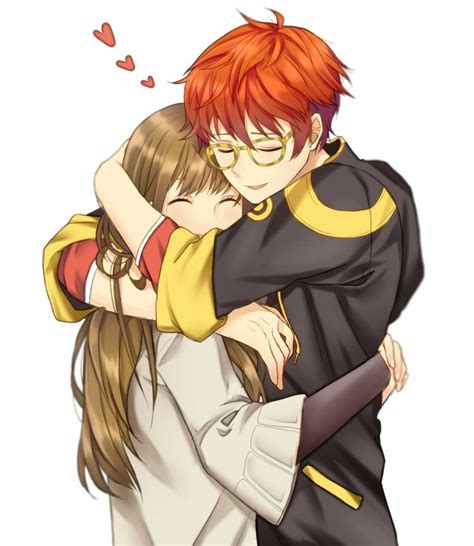 Hi, i'm elena (here with my boyfriend herb)! MysticMessenger | Anime paare, Anime liebespaar, Mystic ...