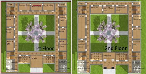 School layout - incorporating Deathcon1337's idea, and simplifying my proposal, so it's more ...