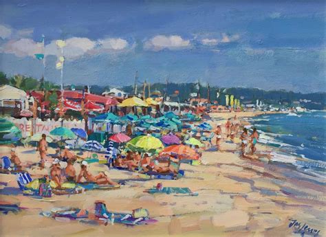 They consist of la glaye, la ponche and la fontanette. La plage de Saint Tropez - Galerie Bonnard