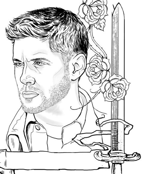 Coloring in front of the tv show in your favorite television show coloring book. Mejores 13 imágenes de Supernatural en Pinterest | Libros ...