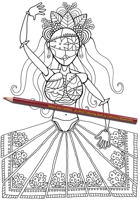 All the contents are created by our partner artists. Pin on Naked and Carefree: an Adult Colouring Book by ...