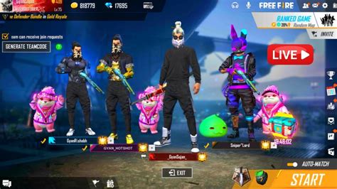 The snapping necks of those who think they can disrespect you. Free Fire Live | Mobile & Pc | Grandmaster Hacker Score ...