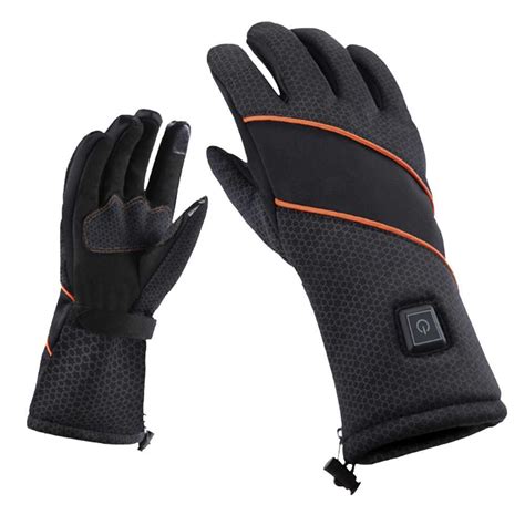 Electric heating glove usb heated gloves winter thermal hand warmer battery powered thermal waterproof for motorcycle ski gloves. Motorcycle Gloves 1900mAh Battery Powered - Offer World