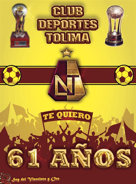 The latest tweets from club deportes tolima s.a⭐️⭐️ (@cdtolima). Deportes Tolima | Soy del Vinotinto y Oro: DEPORTES TOLIMA 61 AÑOS DE HISTORIA EN EL FÚTBOL ...