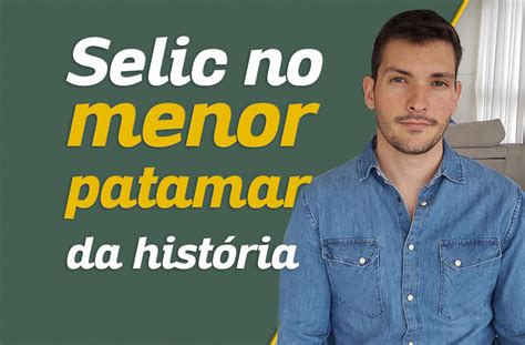 A taxa #selic está tomando conta do noticiário nas últimas semanas, isso porque ela atingiu seu menor patamar histórico e está obrigando os investidores a procurarem soluções mais rentáveis na. Como a taxa Selic no menor patamar da história afeta seu bolso