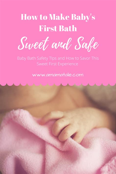 Learn how to bathe safely with baby here. How to Make Baby's First Bath Sweet and Safe | Babys first ...