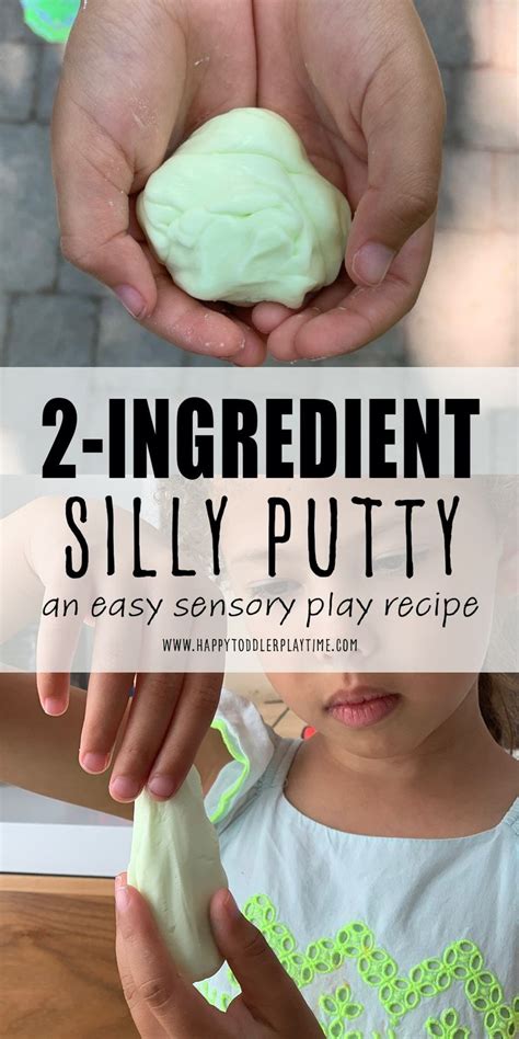 Has the same characteristics of commercial silly putty. 2-Ingredient Silly Putty Recipe - HAPPY TODDLER PLAYTIME ...