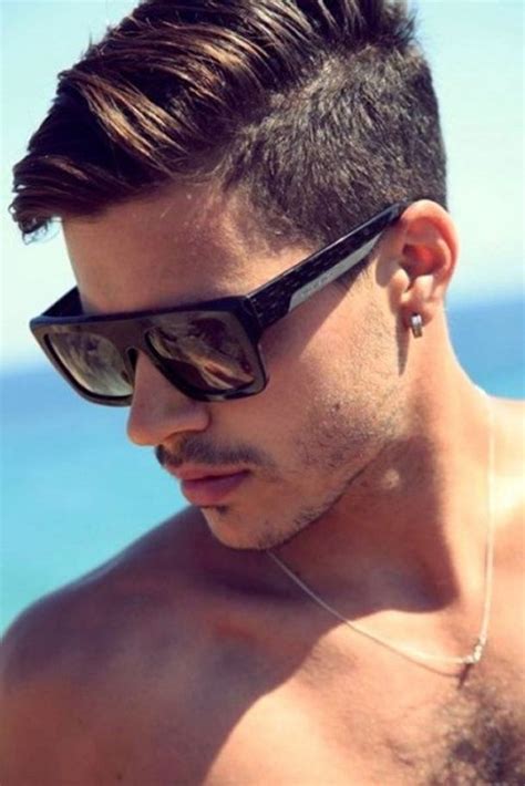 While side part styles are typically combed flat and neat, spiking up the section on top can be a unique and. Short Sides Long Top Men Hairstyles - Retro Haircuts