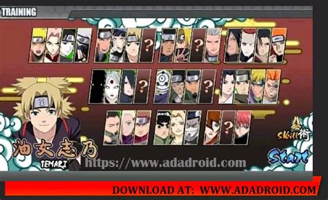 •tutorial replace char naruto senki 1.23/tlf link : Naruto Senki Release World Mod Apk