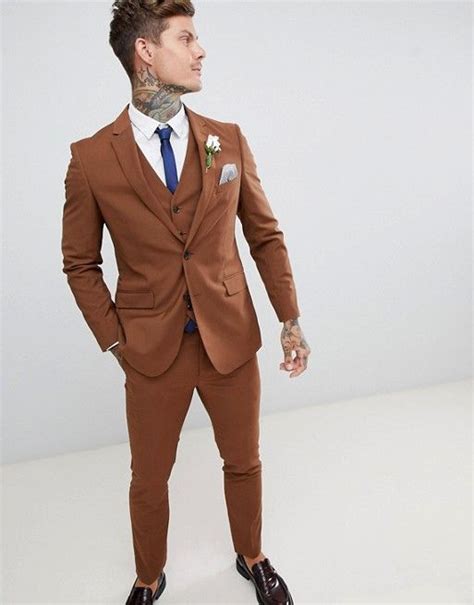 Shop for a brown suit at next.co.uk. Harry Brown wedding slim fit super soft suit jacket | ASOS ...