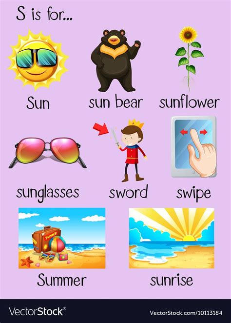 Microsoft word is the most commonly used word processor for personal and professional use. Many words begin with letter S. Download a Free Preview or High Quality ...