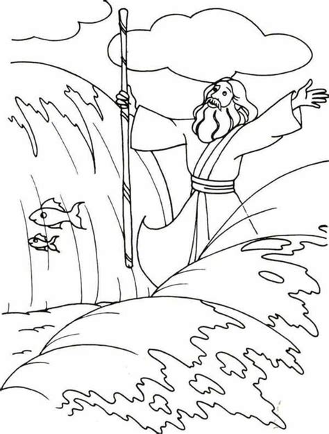 Israelites crossing the red sea coloring pages are a fun way for kids of all ages to develop creativity, focus, motor skills and color recognition. "The Lord Will Fight for You" | Exodus 1-14