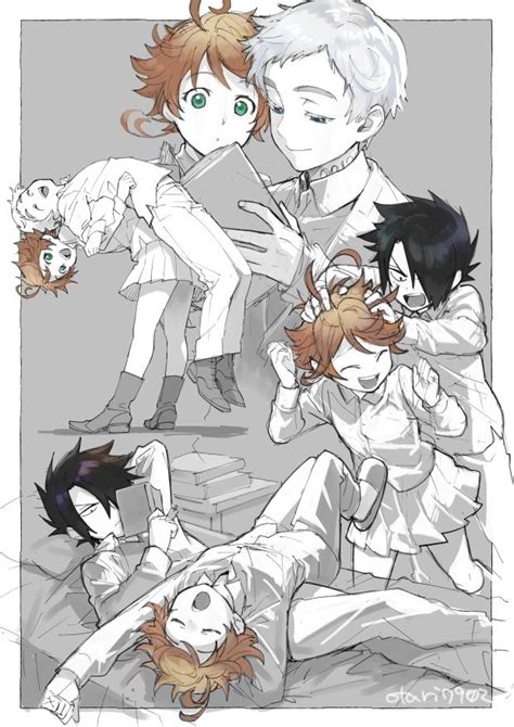 Encuentra este pin y muchos más en norman x emma x ray, de goddess13. Yakusoku no Neverland the Promised Neverland Norman Ray ...
