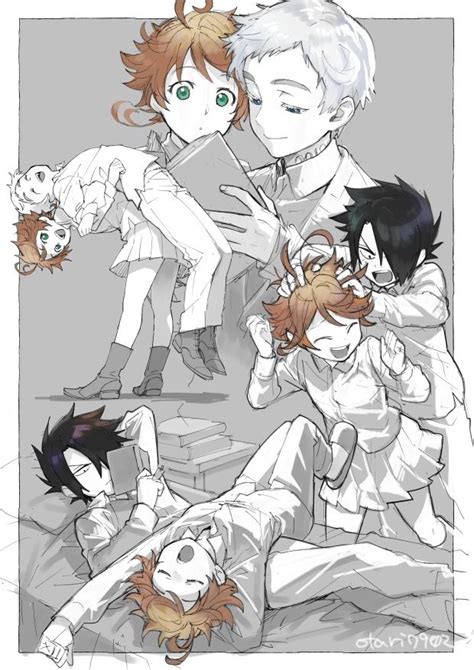 50 drawings on pixiv, japan. Yakusoku no Neverland the Promised Neverland Norman Ray ...