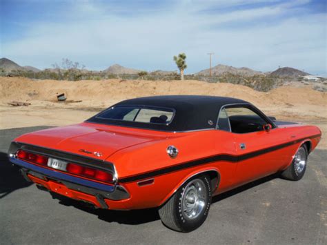 This is a very nice 1970 challenger rt clone painted hemi orange new vinal top, runs and drives great has a factory 4 speed transmission and high performance 318 v8 engine. 1970 CHALLENGER 426 HEMI RT/SE #'S MATCH R CODE ROTISSERIE ...