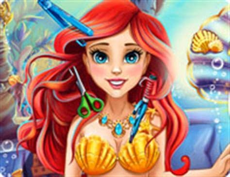 Would you like to try different types of hairstyles? Ariel Hair Cutting Games. Ariel Hair Salon - Play The Free ...