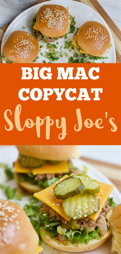 Here it is in the best sloppy joe recipe form. The BEST Sloppy Joe Recipe: Big Mac Copycat - Slice of Jess