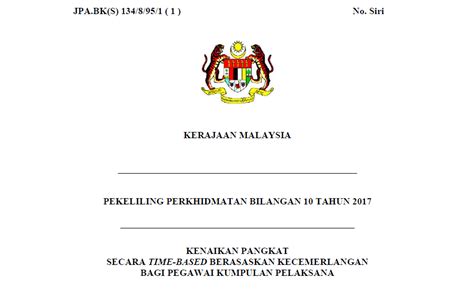 Syarat kenaikan pangkat pns dan cara mengecek kenaikan pangkat online _ profesi sebagai pegawai negeri sipil (pns) merupakan profesi yang be. PP Bil.10/2017 Pekeliling Kenaikan Pangkat Secara Time ...