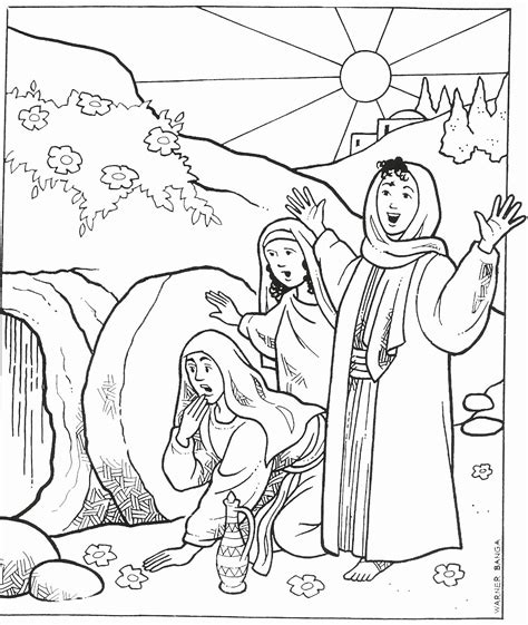 Easter blessing coloring page from twisty noodle. Empty tomb Coloring Page Inspirational the tomb is Empty ...