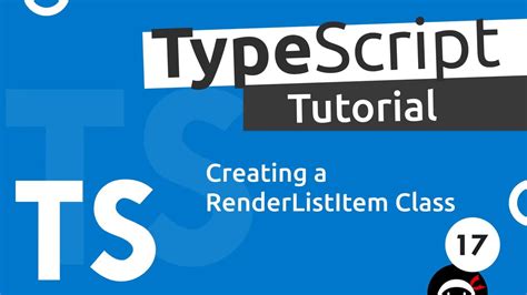 TypeScript Tutorial #17 - Rendering an HTML Template - YouTube