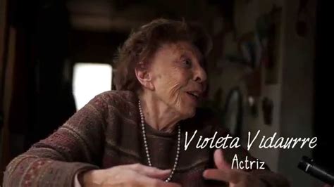 Inagotable, contaba que había interpretado a más de 200 personajes durante su carrera. Homenaje a Violeta Vidaurre - YouTube