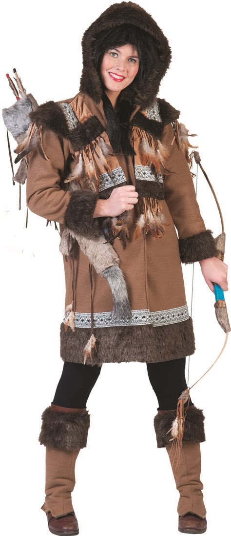 A member of a group of indigenous peoples of southwestern and northern alaska, arctic canada, greenland. Eskimo Frauen Kostüm: Fasnacht Onlineshop Schweiz / CH