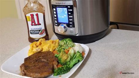 It's about a foot long and one inch thick, and cooked whole rather than divided into smaller individual steaks. Pressure Cooker Steak Recipe Two Easy Methods