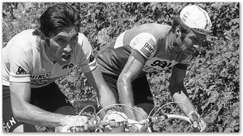 Après avoir vainement tenté durant des années de jouer les quadragêneurs (sic) d'eddy merckx. Raymond Poulidor | Rennrad-News.de