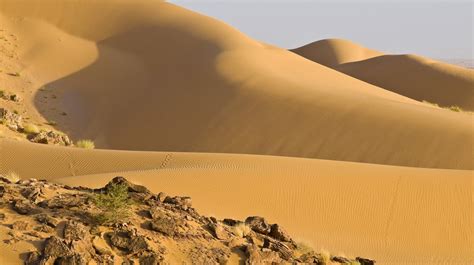 Un mélange d'orange, de jaune et de rose dans le ciel. Sahara : des déchets radioactifs français enfouis sous le ...