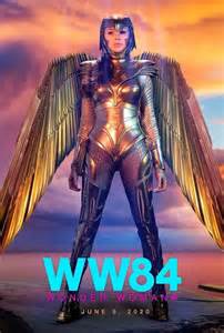 It begins with her.gal gadot is #wonderwoman. New Wonder Woman 1984 Gold Eagle Armor Posters Released