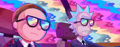 Rick and morty, tv shows, hd, 4k, illustration, behance, artist. 2560x1024 Rick and Morty Oh Mama Run The Jewels 2560x1024 ...