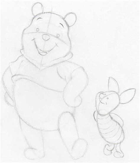 Mike royer winnie the pooh drawing. Draw Winnie The Pooh and Piglet. Step By Step Tutorial